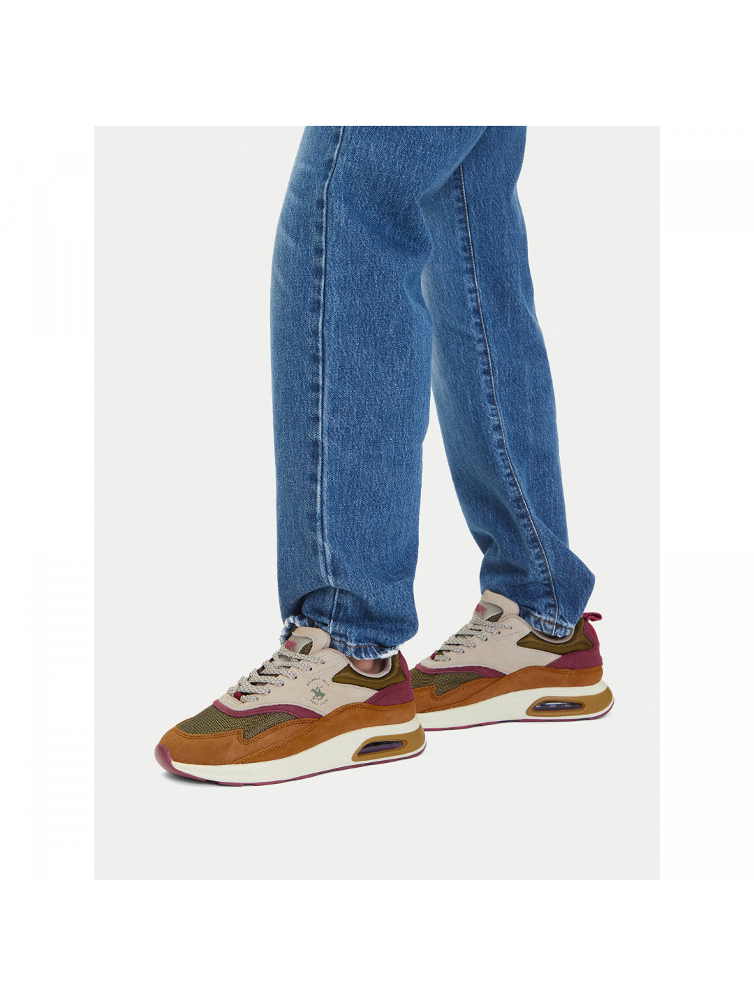 Sneakersy Beverly Hills Polo Club EO-L240061 Béžová